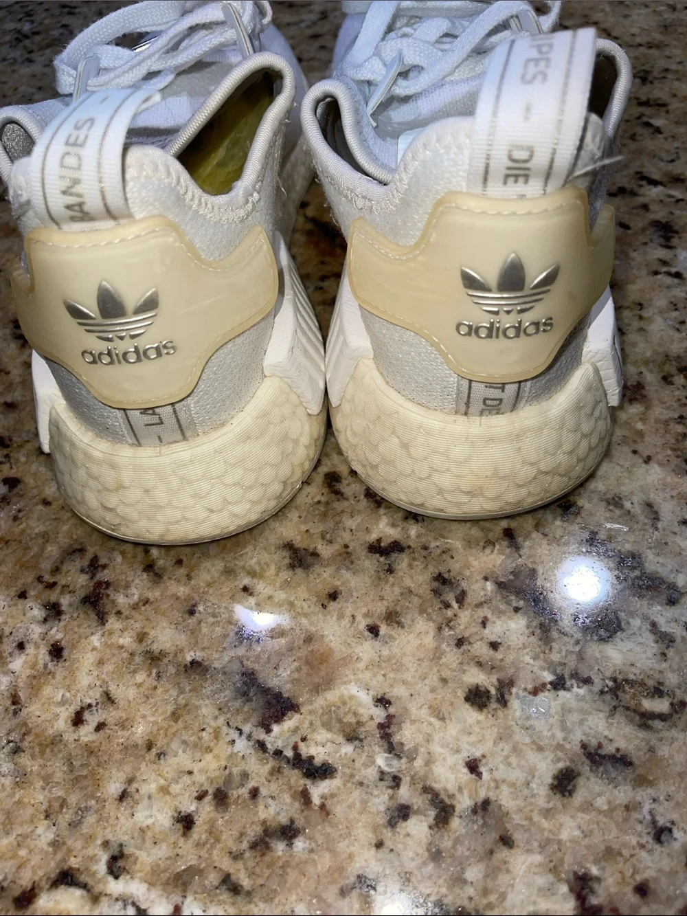 adidas white knit